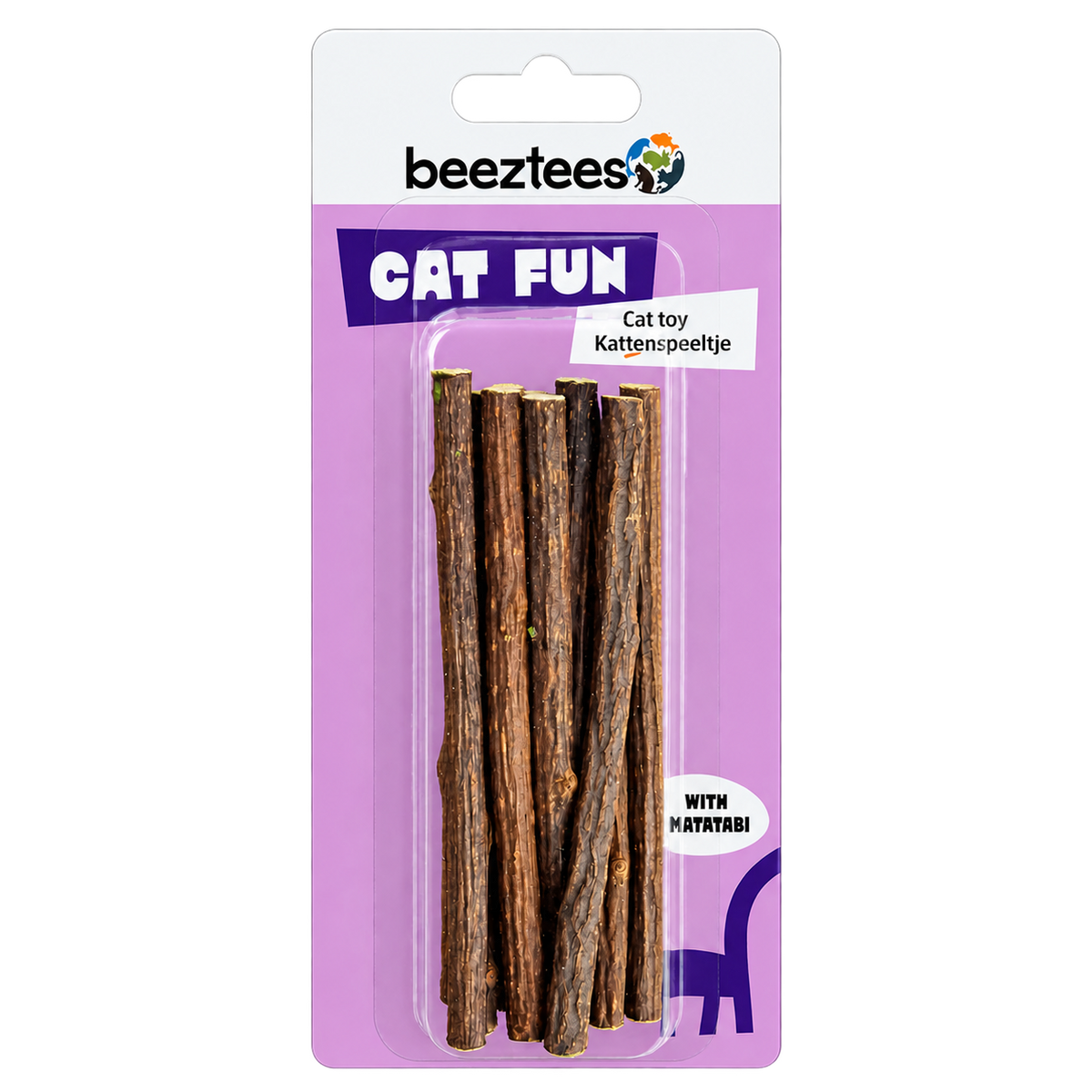 Paus de matatabi para gatos mastigarem