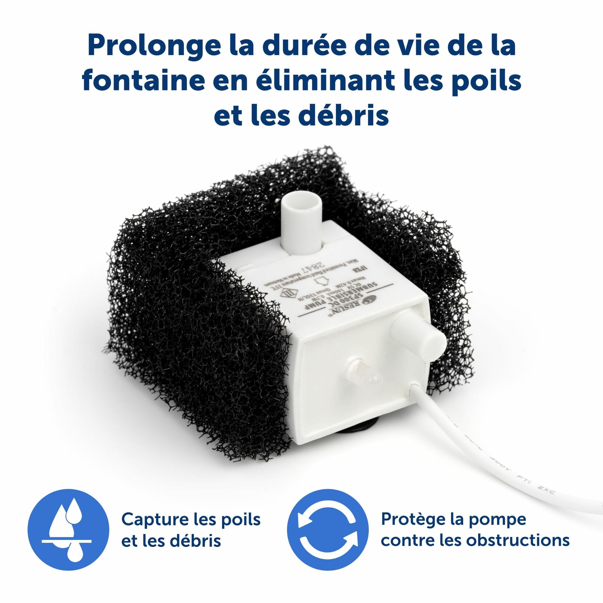 Pack of 2 foam filters for Petsafe Viva fountain