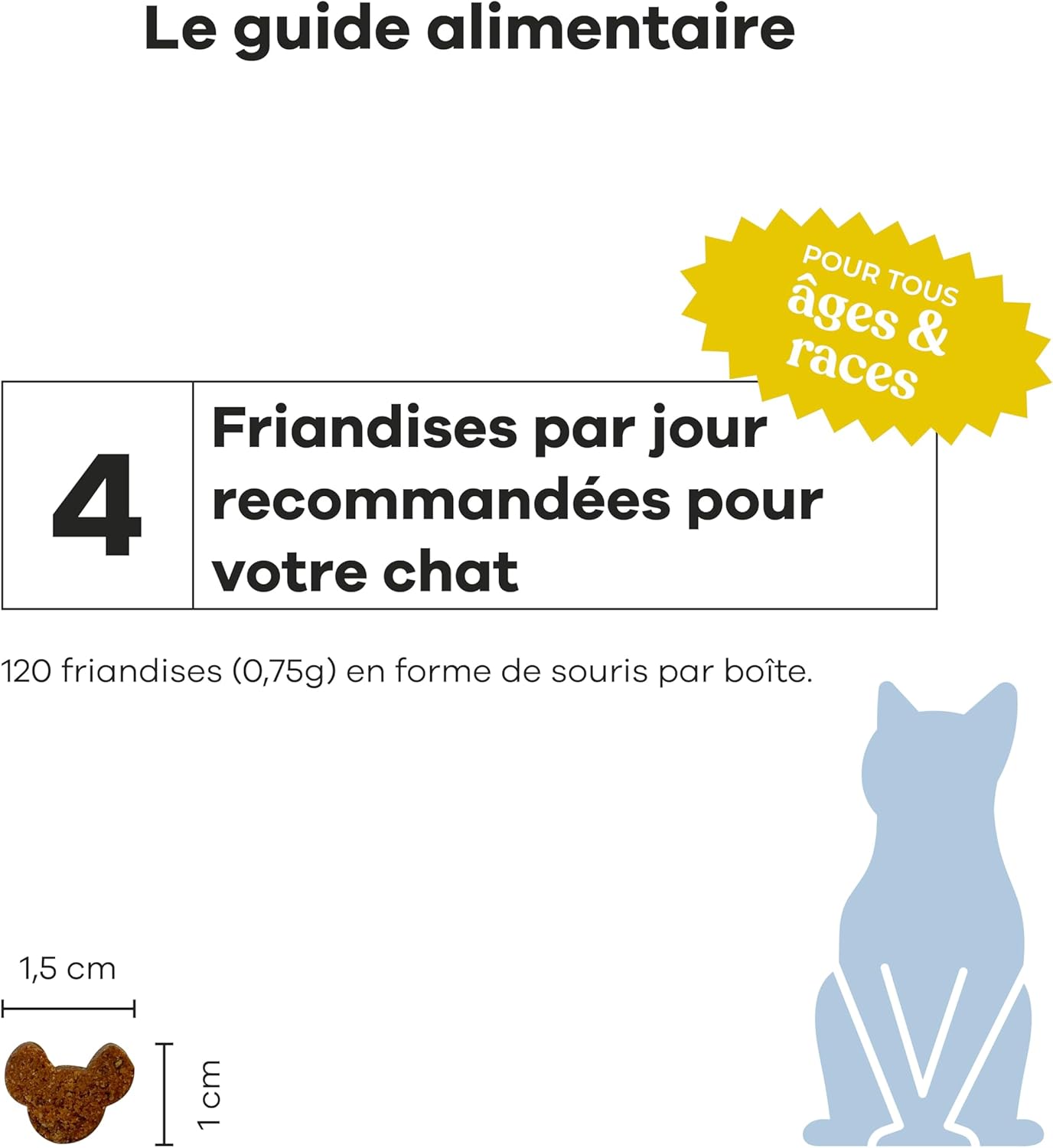 Probiotic food supplement with fish and chicken for cats