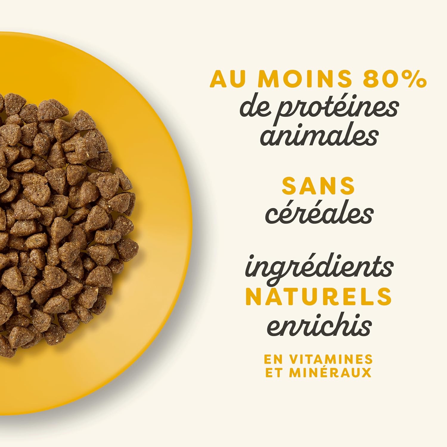 Chicken-flavored cat food