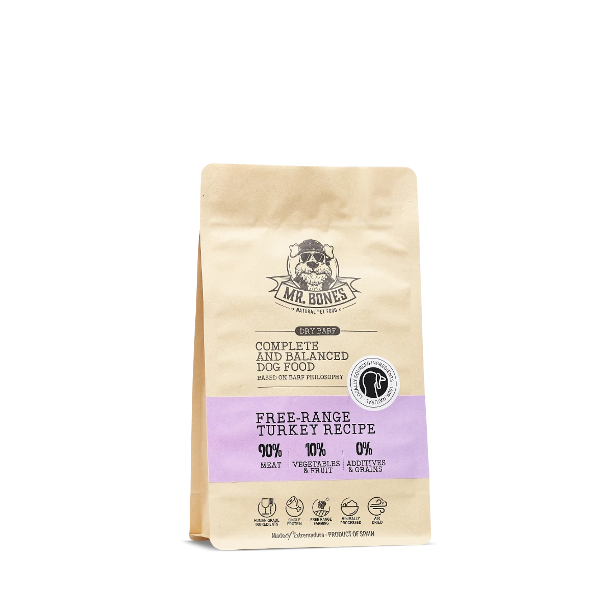 BARF sec à la dinde fermière