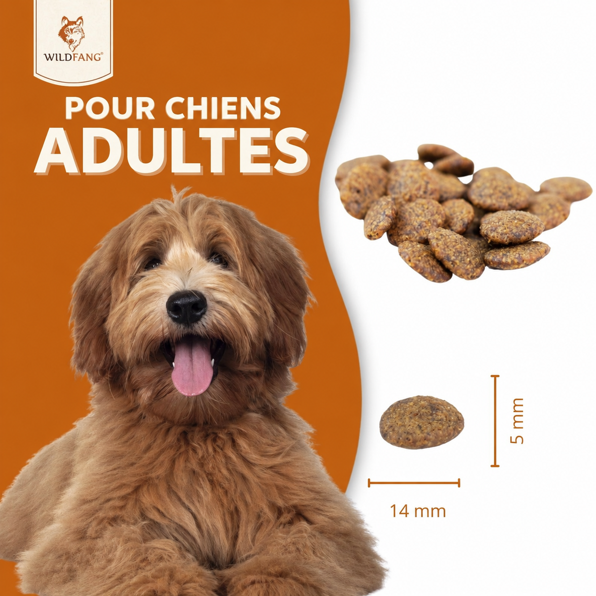 Pienso de pollo y batata para perros adultos