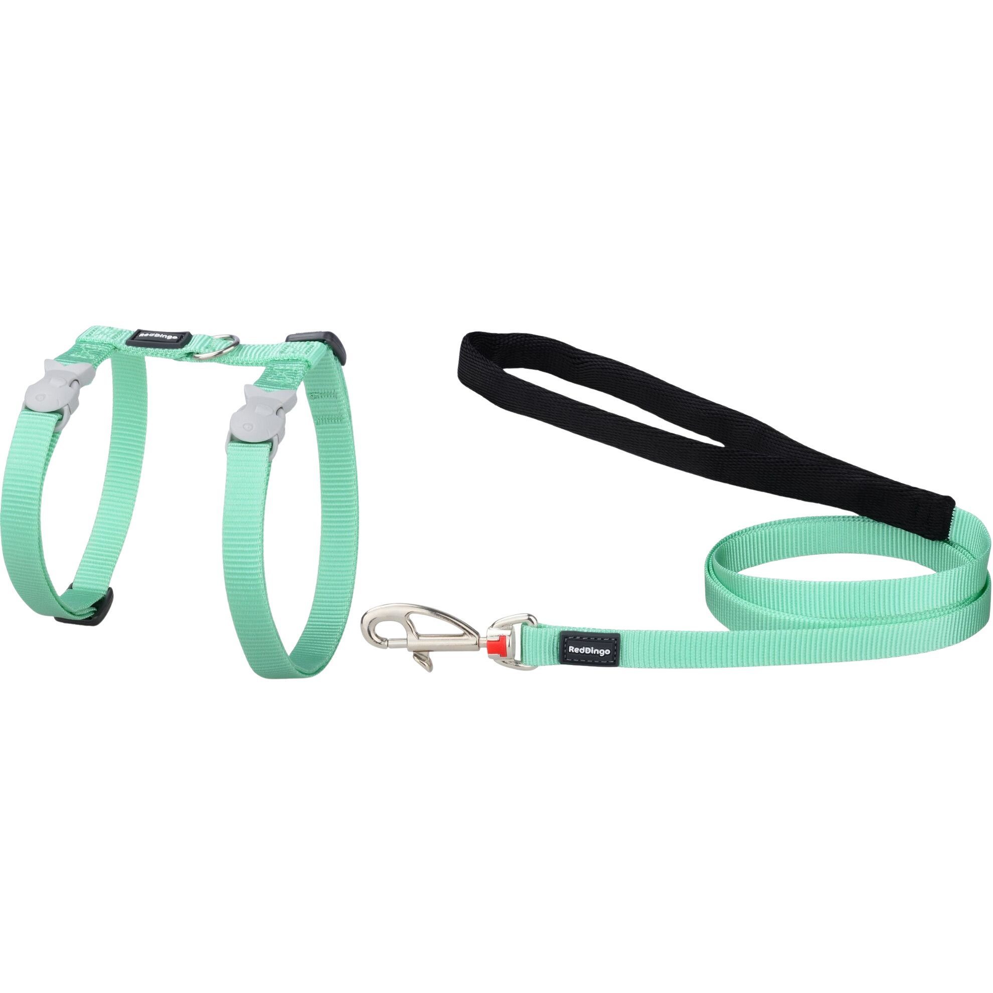 Pastel nylon harness and leash set