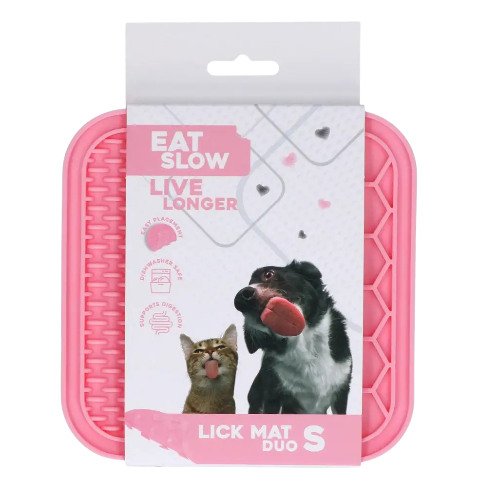 Tapis de léchage double texture