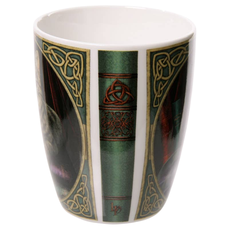 Mug en porcelaine chat et boule de cristal