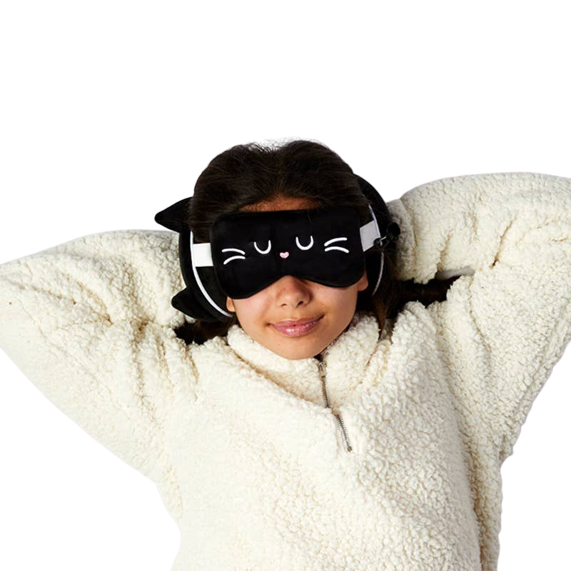 Coussin de voyage 2-en-1 chat Feline Fine