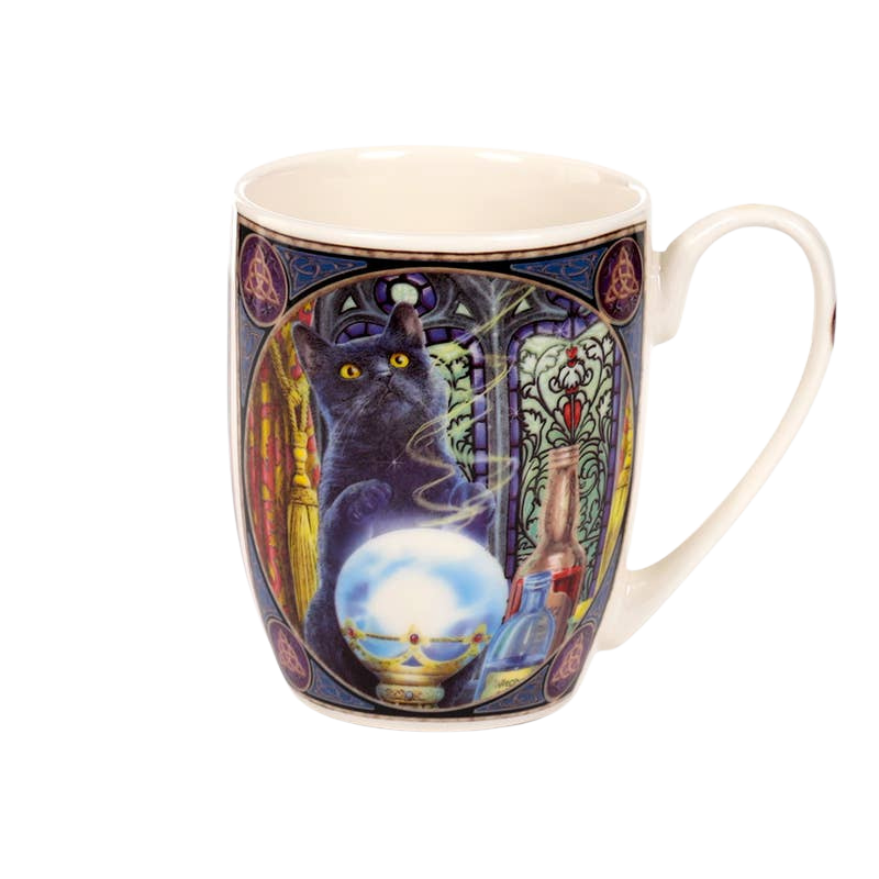 Mug en porcelaine chat apprenti sorcier