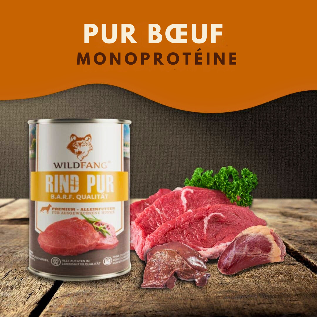 Pure beef pâté, BARF quality