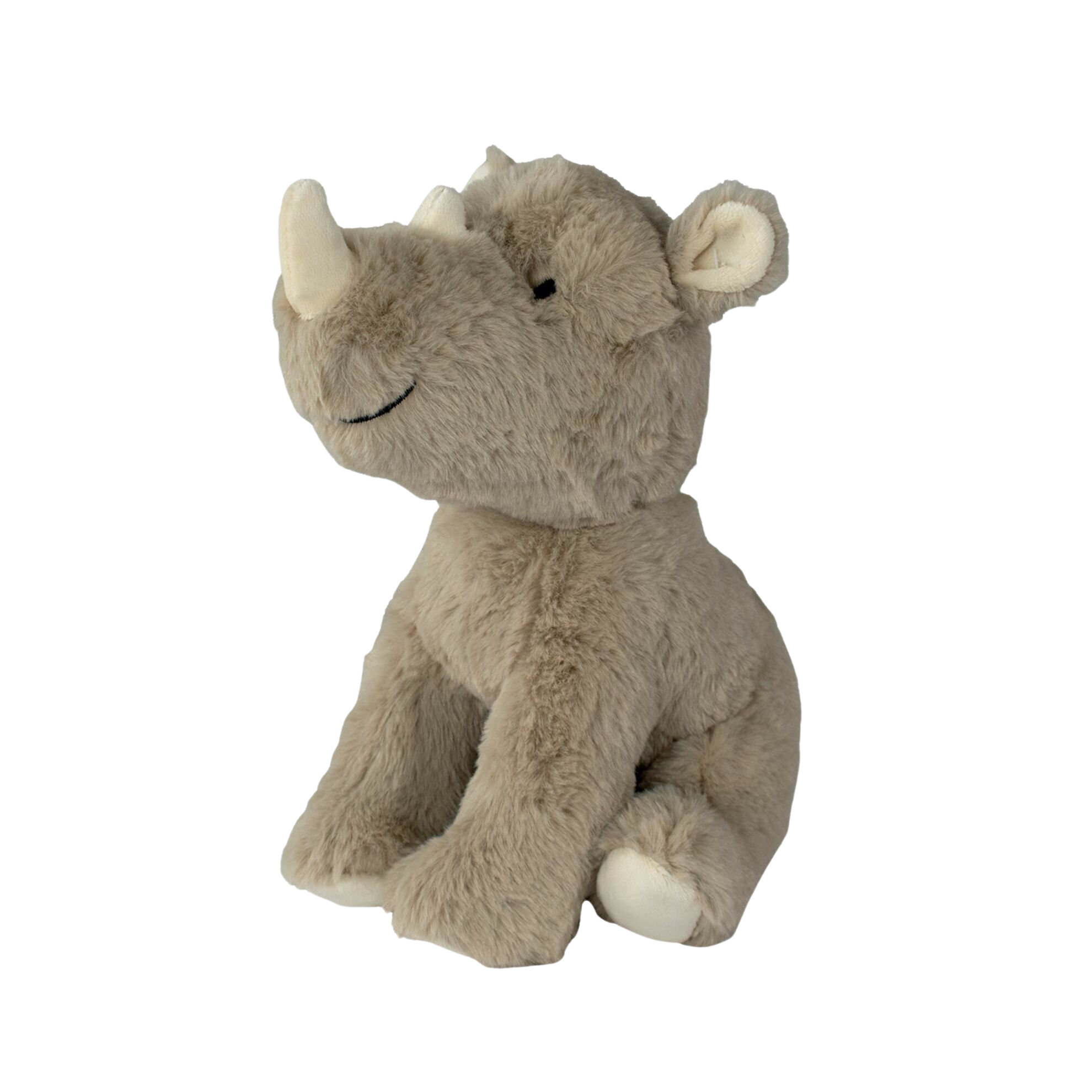 Peluche sonore rhinocéros 16 cm