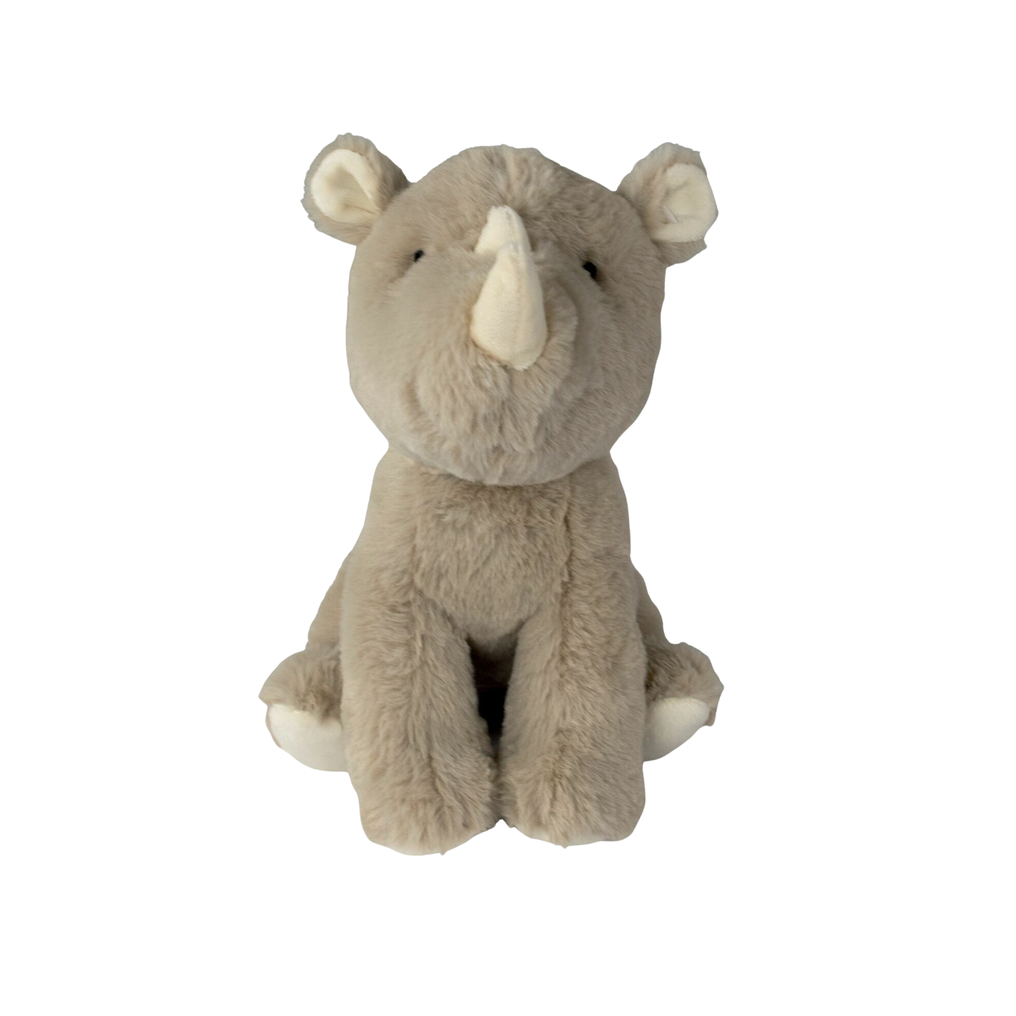 Peluche sonore rhinocéros 16 cm