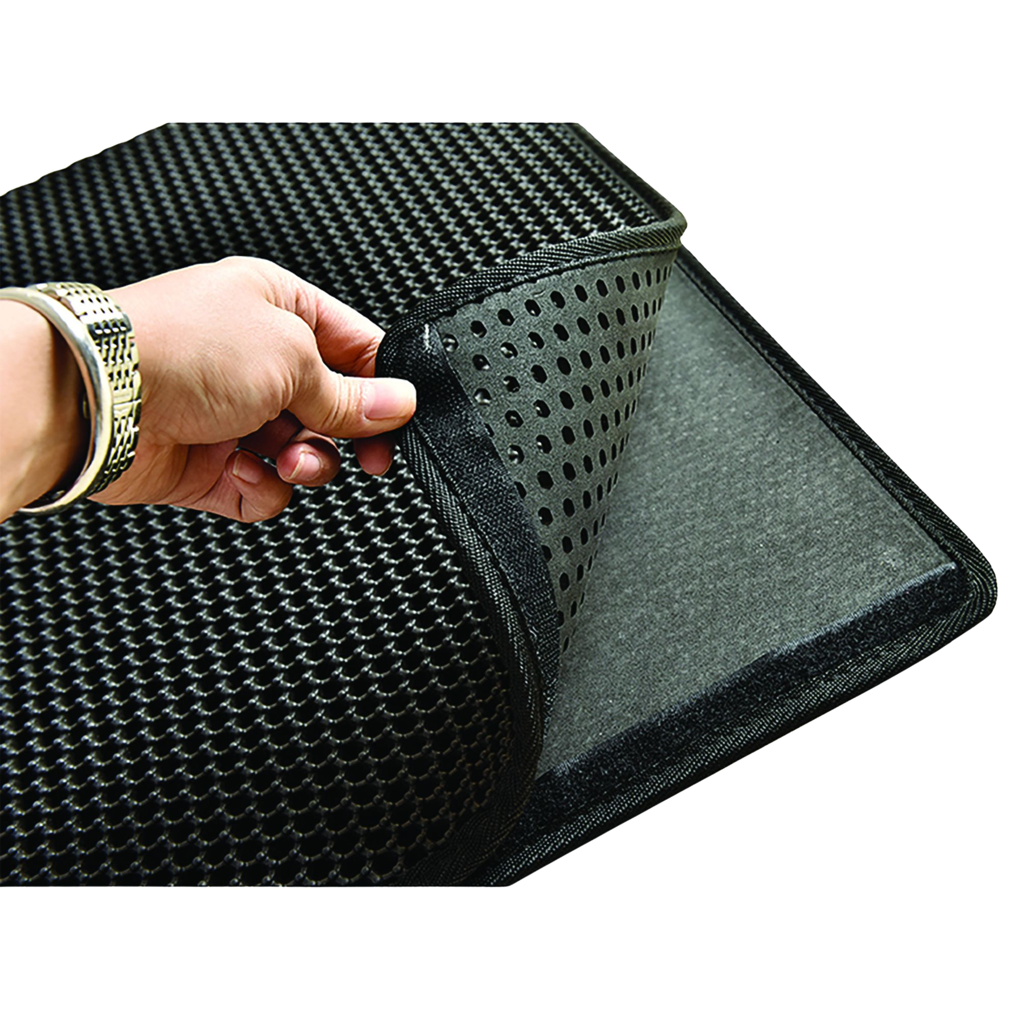 Honeycomb litter mat