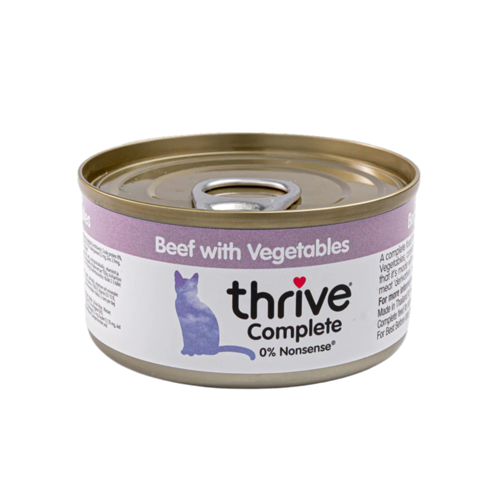 Shredded Beef with Vegetables for Adult and Senior Cats