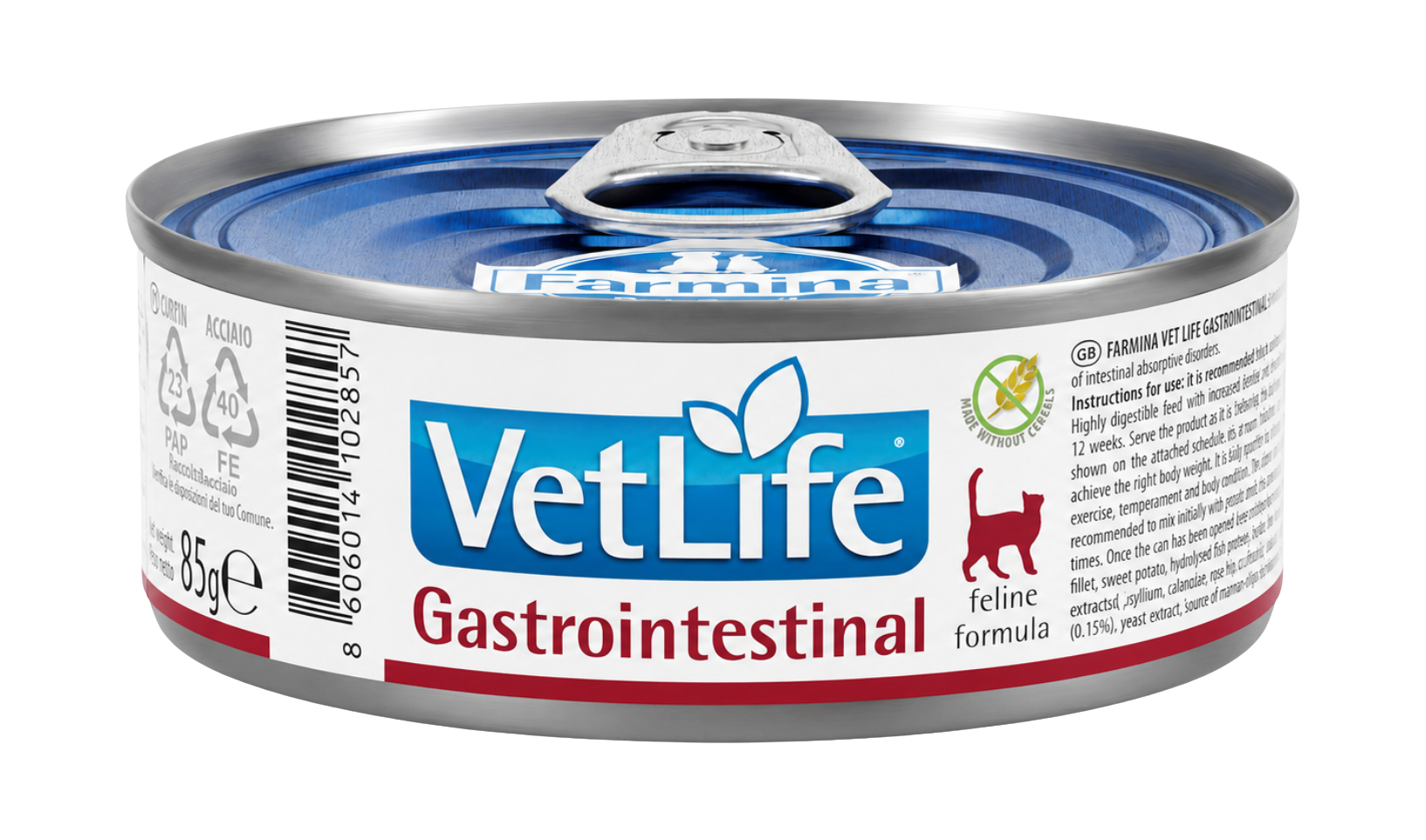 Mousse diététique gastro-intestinale pour chats adultes