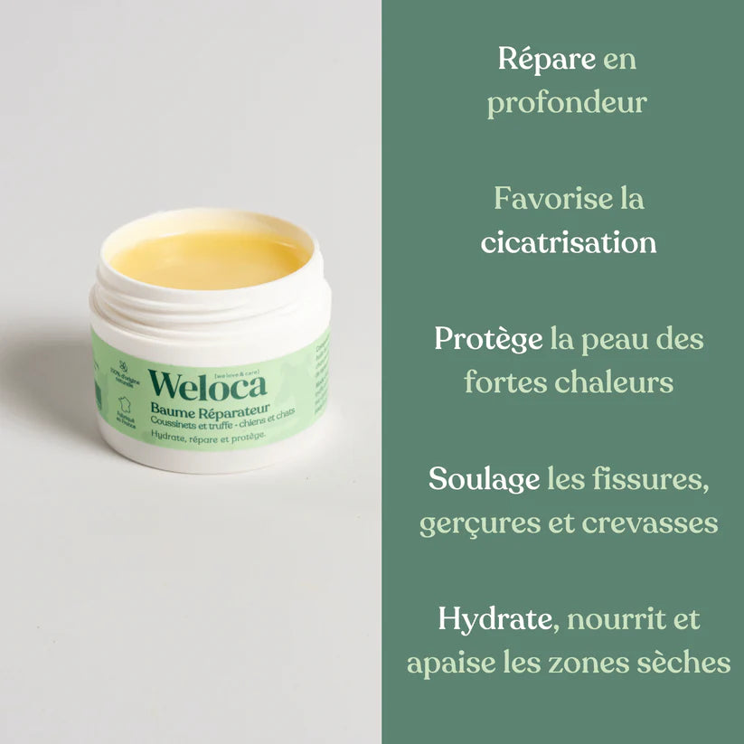 Baume réparateur naturel coussinets et truffe