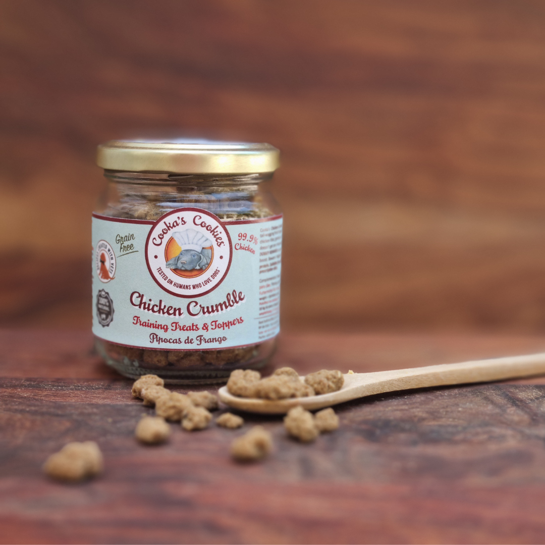 Crumble de poulet déshydraté pour chiens et chats