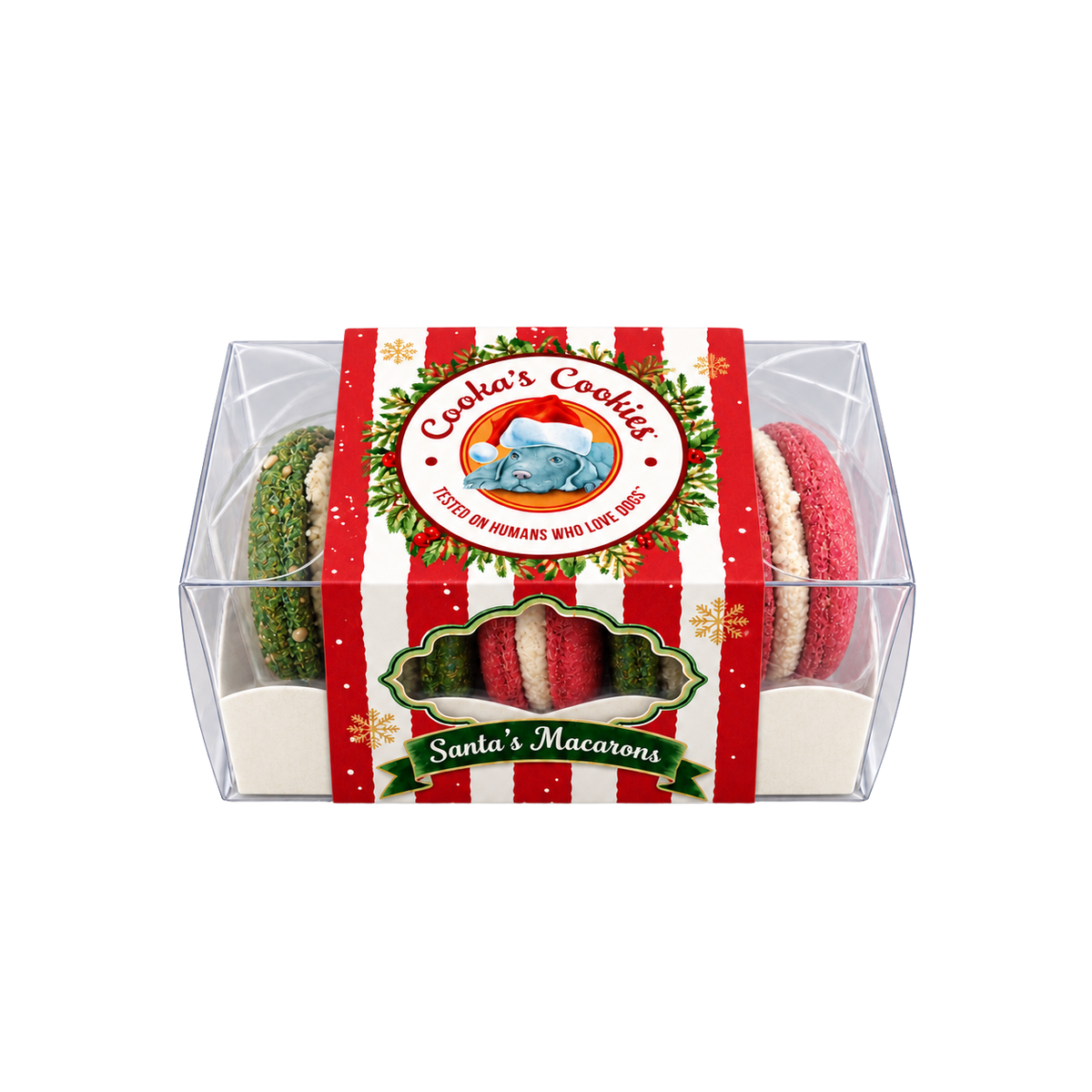 Macarons de Noël à la dinde pour chiens