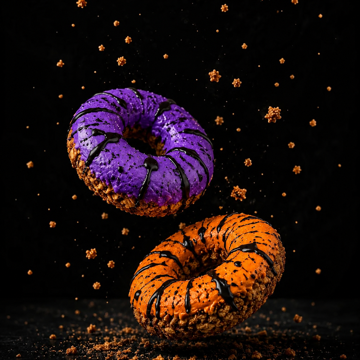 Donuts d’Halloween à la dinde pour chiens