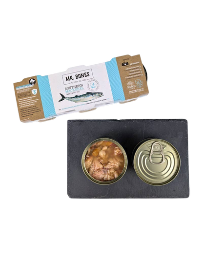 Cooked mackerel topper