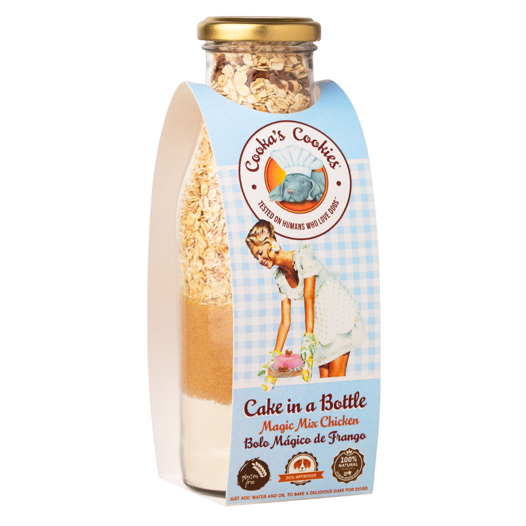Bottled Cake - Chicken or Shrimp Dog Cake Mix