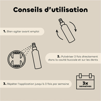 Lotion dentaire aux actifs végétaux bio