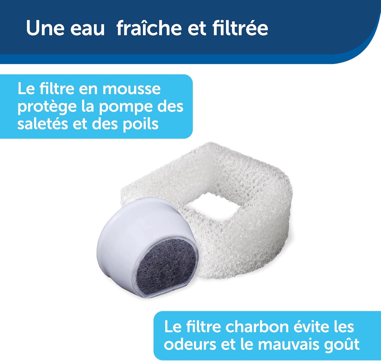 Fontaine à eau Drinkwell® Avalon en céramique 2 L pour chiens et chats