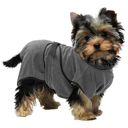 Ultra-absorbent microfiber drying robe