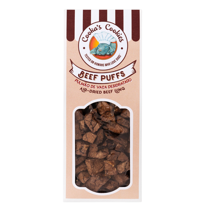 Bouchées de poumon de bœuf séchées à l'air