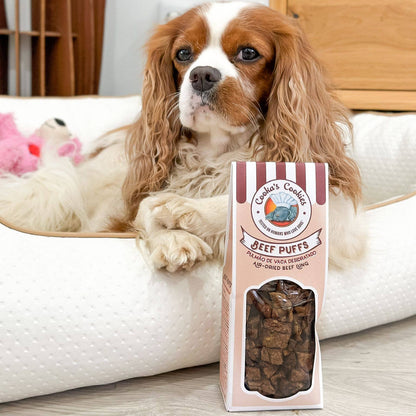 Bouchées de poumon de bœuf séchées à l'air