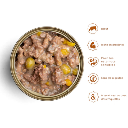 Shredded Beef with Vegetables for Adult and Senior Cats