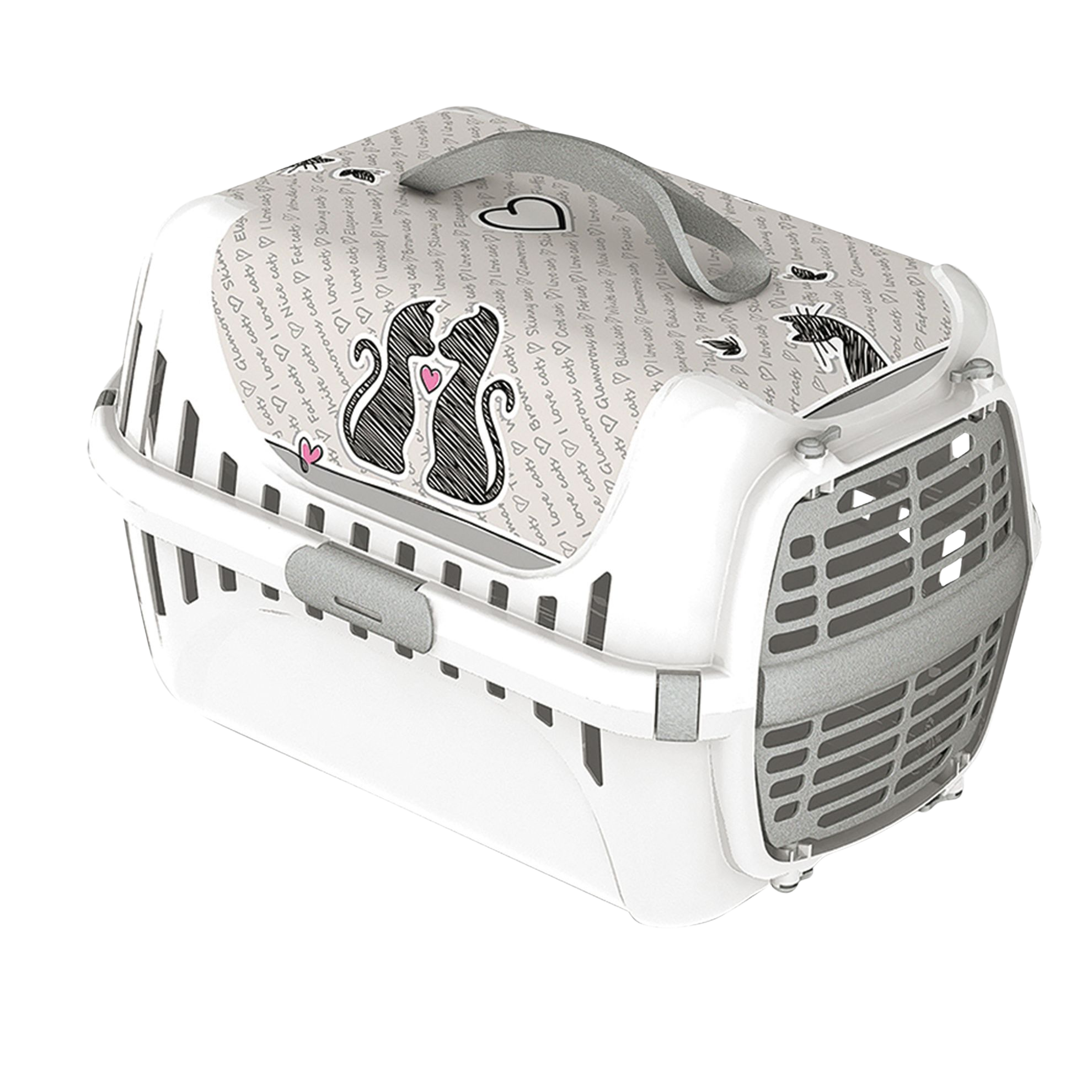 Cats In Love carrier with reversible door