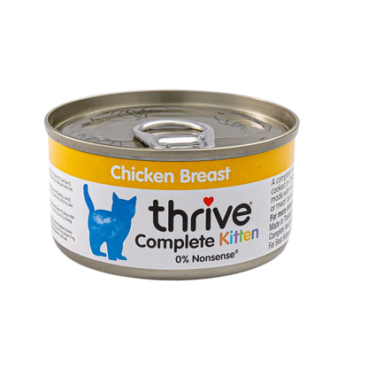 Complete wet food with chicken breast for kittens