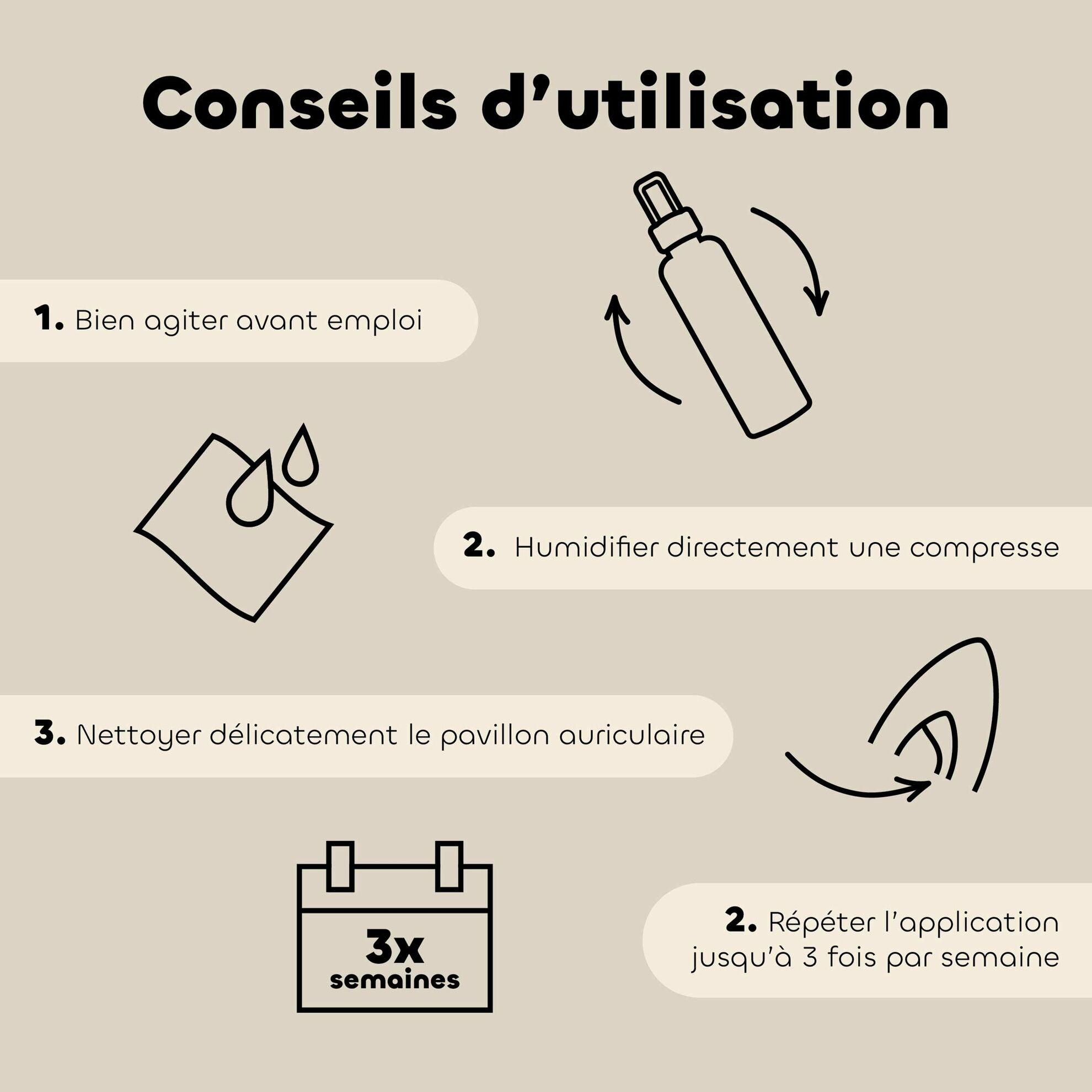 Lotion oreilles aux eaux florales bio