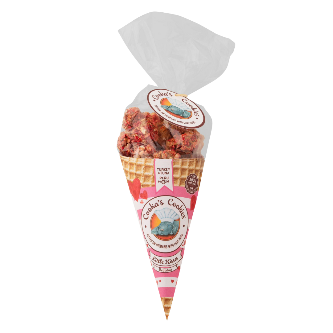 Turkey and tuna treat cone for dogs