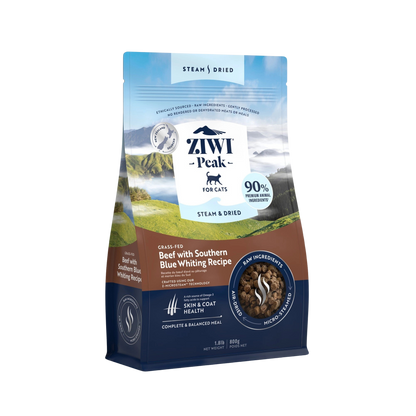 Southern beef & blue whiting cat kibble