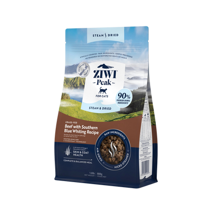 Southern beef & blue whiting cat kibble