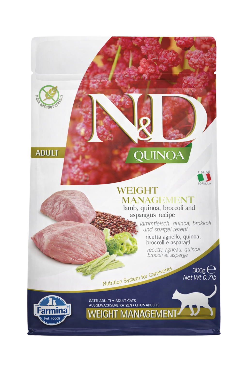 Croquettes agneau et légumes - Gestion du poids pour chats adultes