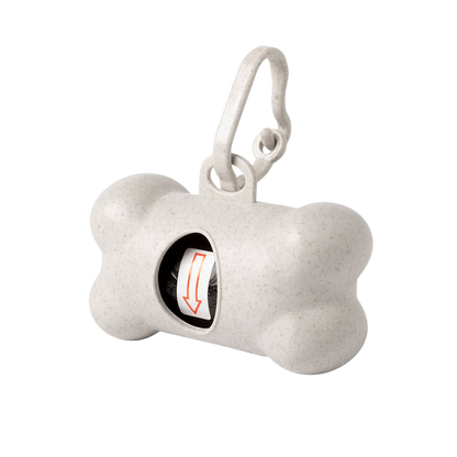 Bamboo fiber waste bag dispenser