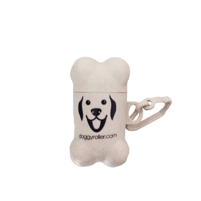 Bamboo fiber waste bag dispenser