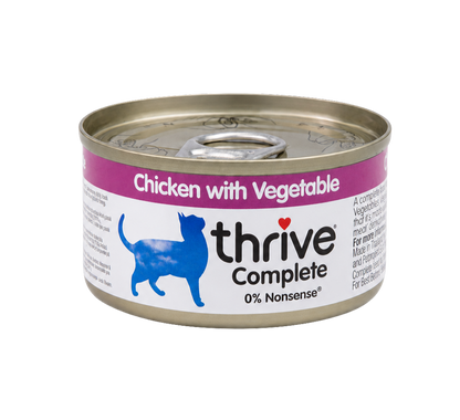 Sliced Chicken with Vegetables for Adult Cats
