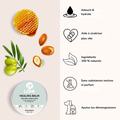Natural multi-zone healing balm