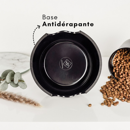 Set of 2 melamine and stainless steel bowls