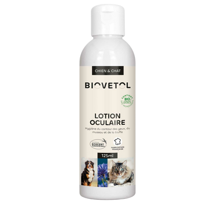 Lotion oculaire bio pour chiens et chats