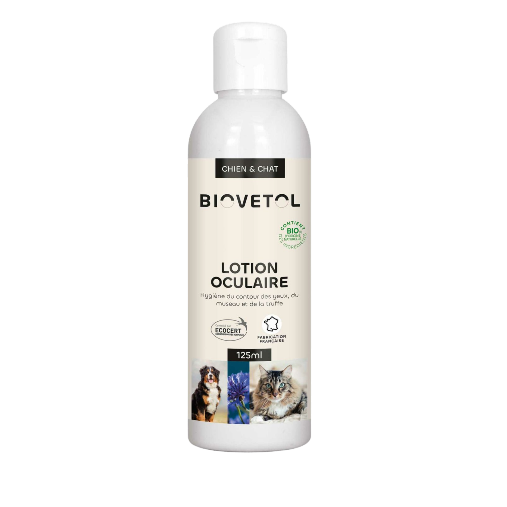 Organic floral water eye lotion