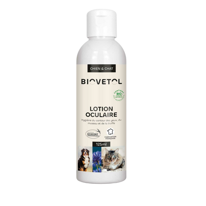 Organic floral water eye lotion