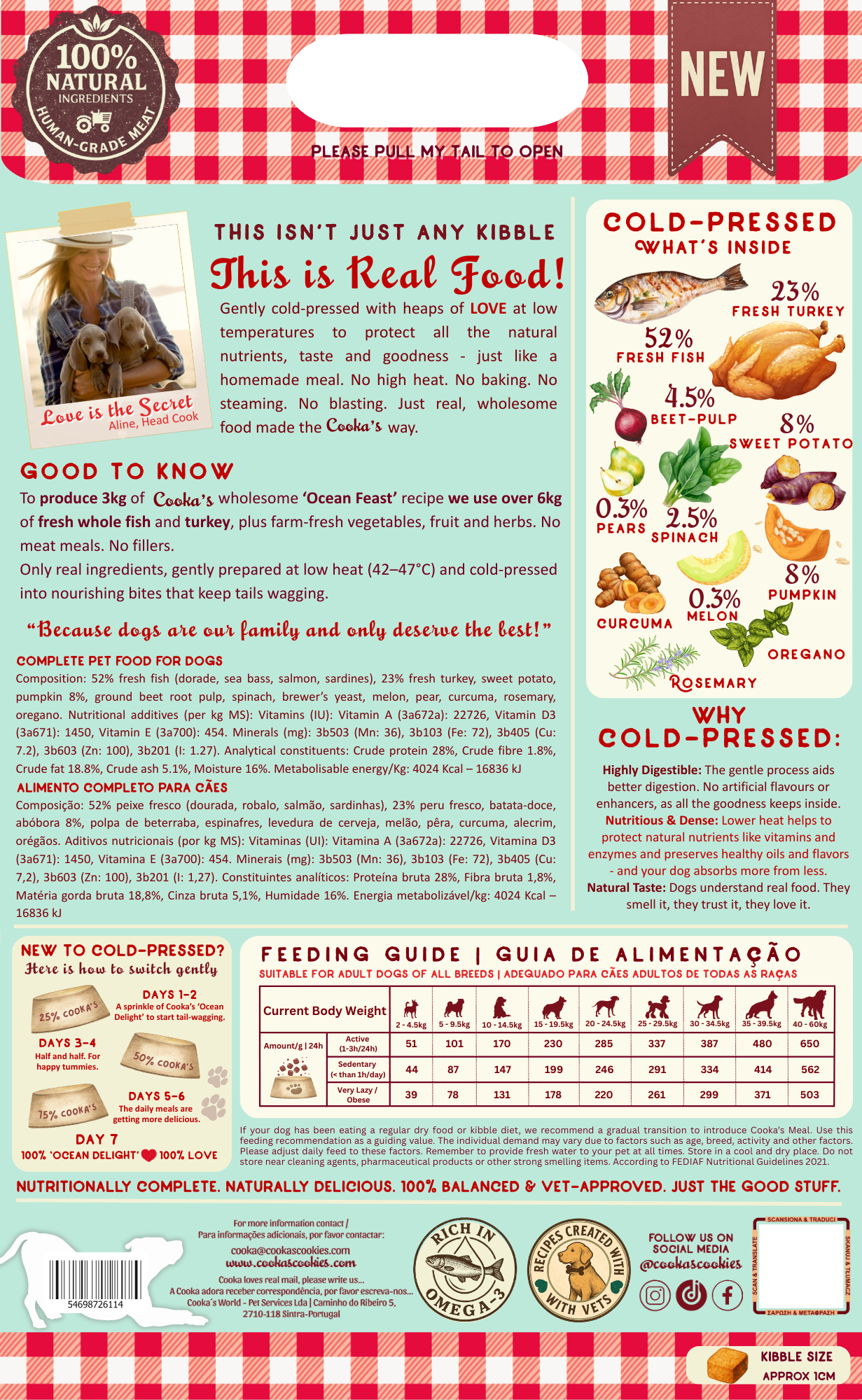 Croquettes semi-humides Festin de l’Océan poisson et dinde