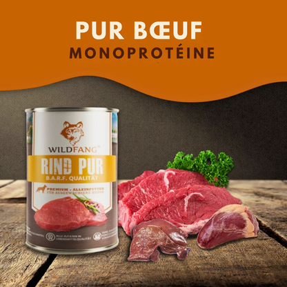 Pure beef pâté, BARF quality