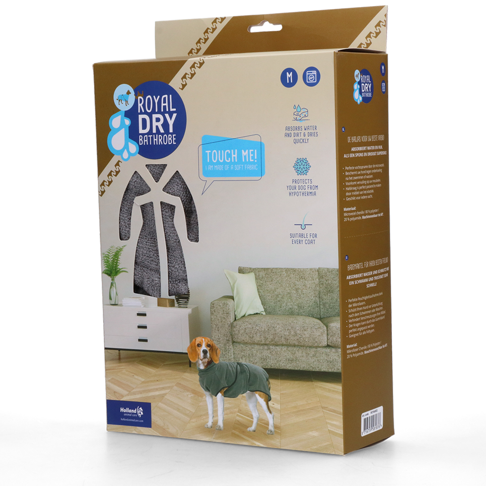 Ultra-absorbent microfiber drying robe