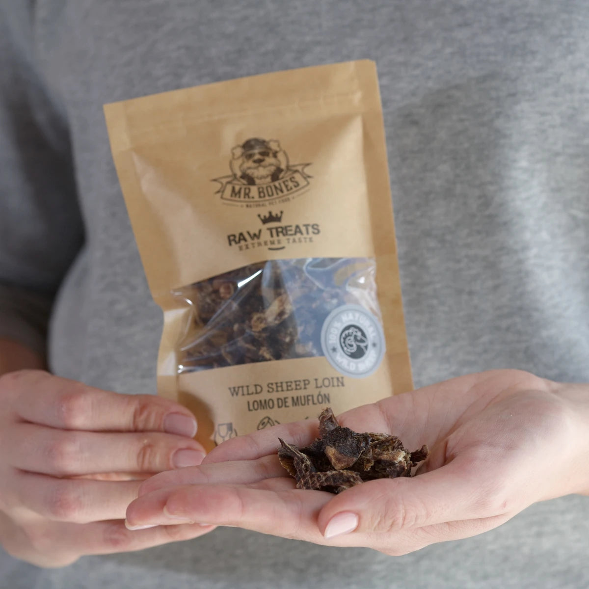 Dehydrated mouflon bites