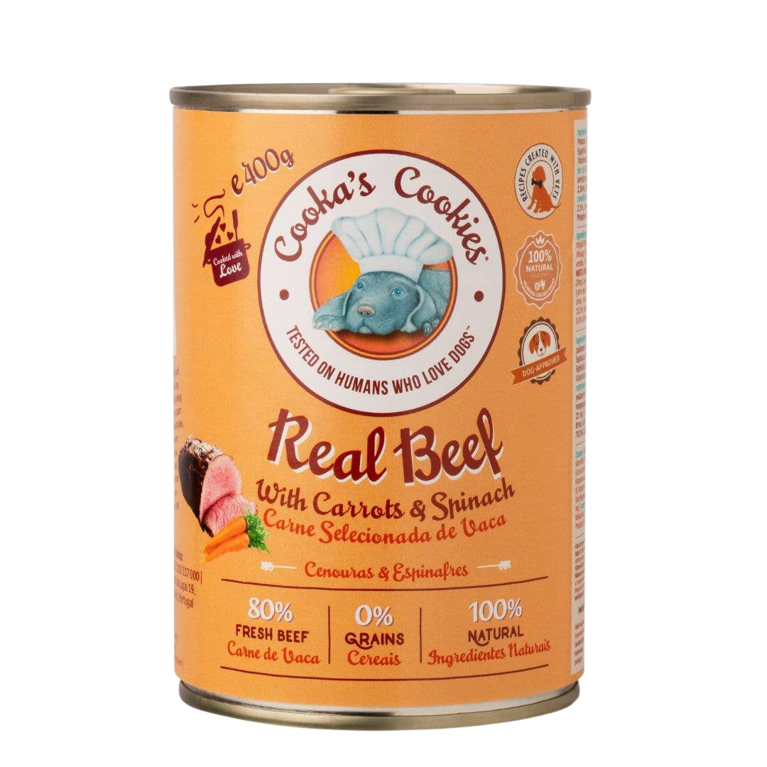 Fresh beef pâté with carrots and spinach