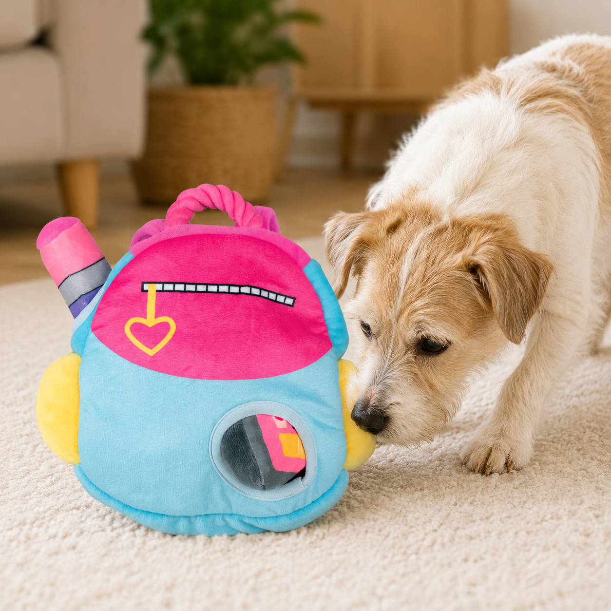 Jouet de fouille sac à dos pour chiens